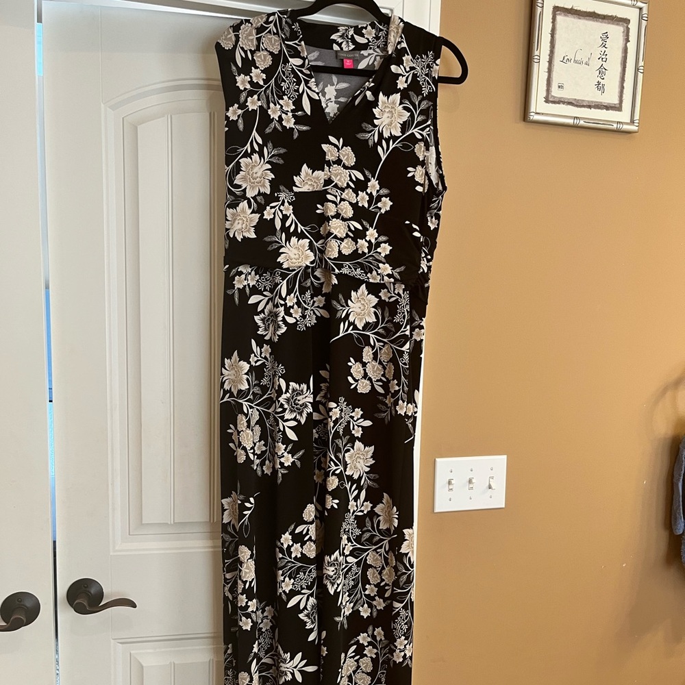 Black and Ivory maxi dress